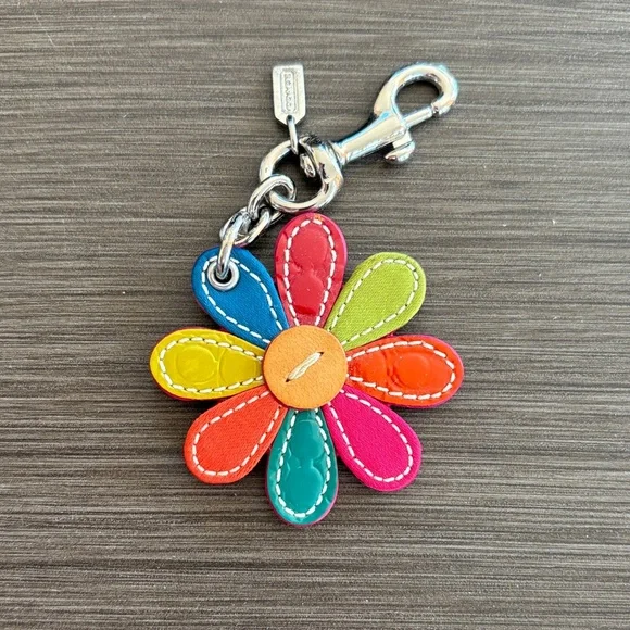 Coach Daisy Y2K Bag Charm - Multi Color Patent Embossed - Picture 3 of 11